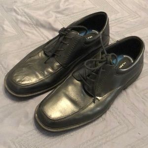 NUNN BUSH Black Leather Dress Shoes